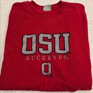 OSU Buckeyes Red Short Sleeve Tee